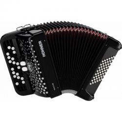 Детский кнопочный аккордеон, двухголосный HOHNER Nova II 48 (A4152) black