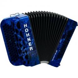 Кнопочный аккордеон 3/4 гриф B HOHNER Fun Nova II 80 Iight (A7004) dark blue perloid celluloid