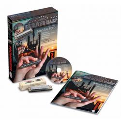 Набор для начинающих: книга Steve Baker (на русском), губная гармоника Big River Harp C, CD HOHNER Step by Step (M91404)