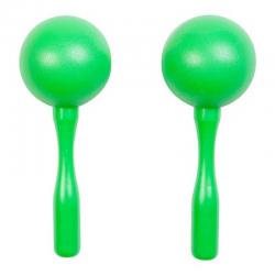 Маракасы пластиковые, зеленые, размер: 21х6см, состав: пластик FLIGHT FMP-21GR
