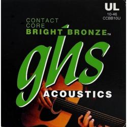 Струны для акустической гитары бронза 80/20 GHS CCBB10