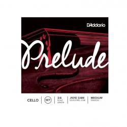 Струны для виолончели, серия Prelude, натяжение medium 3/4 D'ADDARIO J1010 3/4M