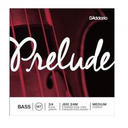 Струны для контрабаса 3/4, серия Prelude, Medium D'ADDARIO J610 3/4M