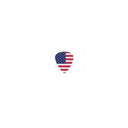 Упаковка медиаторов, 72шт, средние, рисунок флаг США D'ANDREA FL351MD Flag