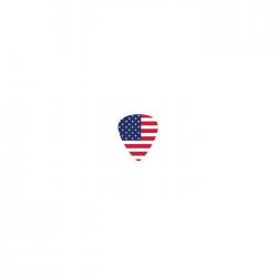 Упаковка медиаторов, 12шт, средние, рисунок флаг США D'ANDREA RPFLM Flag