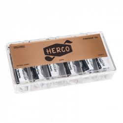 Коробка медиаторов, 216 шт, 3 толщины HERCO HEV2000 Vintage ’66