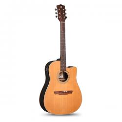 Электроакустическая гитара типа дредноут с вырезом ALHAMBRA 332 Appalachian W-300-CW OP LP E7