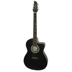 Акустическая гитара, с вырезом, черная CARAYA C931-BK