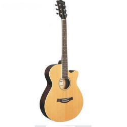 Акустическая гитара, с вырезом, цвет натуральный CARAYA F521-N