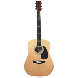 Акустическая гитара, цвет натуральный CARAYA F630-N