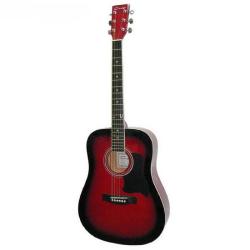 Акустическая гитара, красный санберст CARAYA F630-RDS