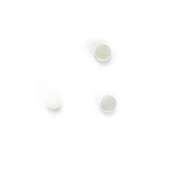 Инлей пластиковый белый, диаметр 6 мм, цена за 1 шт GUITARCRAFT DOT-IP-6.0