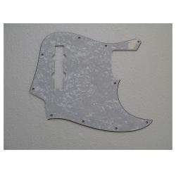 Панель на JB по лекалам Am Std, белый перламутр 3-х слойный пластик GUITARCRAFT JB-WH-Pearl