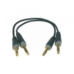 Коммутационный кабель 6.3мм, 60см, 2шт KLOTZ AB-JJ0060