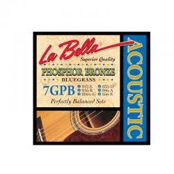 Комплект струн для акустической гитары 12-56 LA BELLA 7GPB