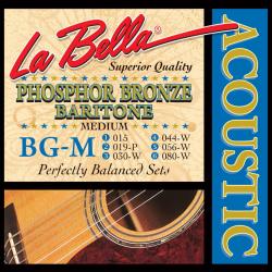 Комплект струн для гитары баритон 15-80 LA BELLA BG-M