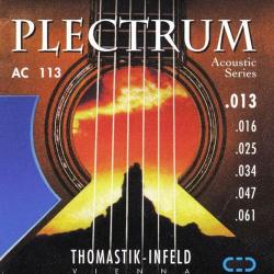 Комплект струн для акустической гитары, бронза, 013-061 THOMASTIK AC113 Plectrum