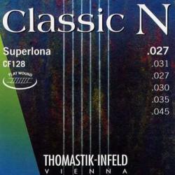 Комплект струн для акустической гитары, нейлон/хромированная сталь 027-045 THOMASTIK CF128 Classic N