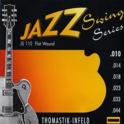 Комплект струн для акустической гитары, Еxtra Light, сталь/никель, 10-44 THOMASTIK JS110 Jazz Swing