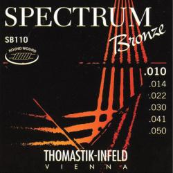 Комплект струн для акустической гитары, сталь/бронза, 010-050 THOMASTIK SB110 Spectrum Bronze