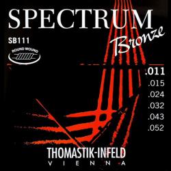 Комплект струн для акустической гитары, сталь/бронза, 011-052 THOMASTIK SB111 Spectrum Bronze