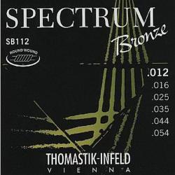 Комплект струн для акустической гитары, сталь/бронза, 012-054 THOMASTIK SB112 Spectrum Bronze