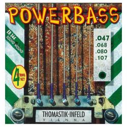 Комплект струн для бас-гитары, Medium Light, 47-107 THOMASTIK EB344 Power Bass