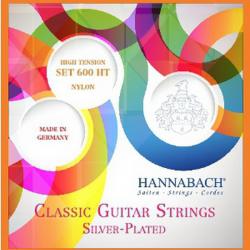Комплект струн для классической гитары, сильное натяжение HANNABACH 600HT Silver-Plated Orange