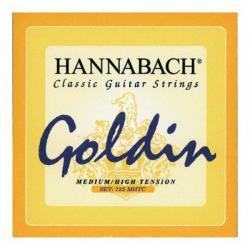 Комплект первых струн (3 шт) для классической гитары, карбон HANNABACH 7258MHTC Goldin