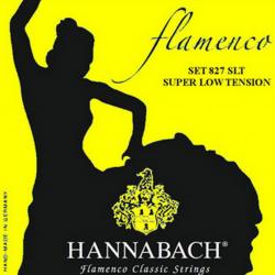 Струны для классической гитары, нейлон/посеребренные HANNABACH 827SLT Yellow FLAMENCO