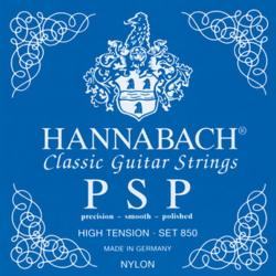 Комплект струн для классической гитары, нейлон/посеребренные HANNABACH 850HT Blue PSP