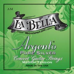 Комплект струн для классической гитары LA BELLA AM Argento PURE SILVER