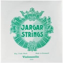 Комплект струн для виолончели размером 4/4, слабое натяжение JARGAR STRINGS Cello-Set-Green