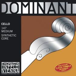 Dominant Комплект струн для виолончели размером 4/4, среднее натяжение THOMASTIK Dominant 147