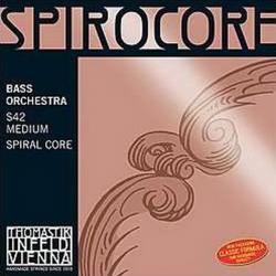 Комплект струн для контрабаса размером 4/4, оркестровые THOMASTIK S42 Spirocore