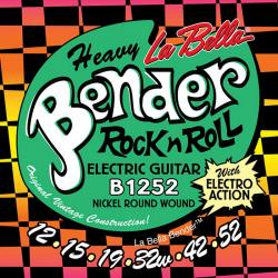 Комплект струн для электрогитары, никелированные, 12-52 LA BELLA B1252 The Bender Heavy