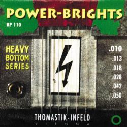 Комплект струн для электрогитары, 10-50 THOMASTIK RP110 Power-Brights Heavy Bottom