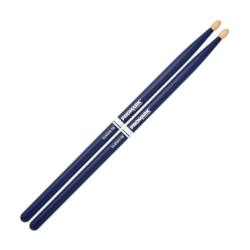 Барабанные палочки 5B , синие, орех гикори, деревянный наконечник PRO-MARK TX5BW-BLUE