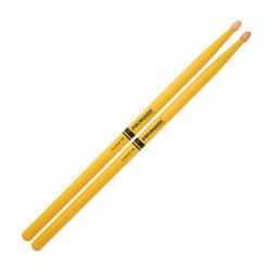 Барабанные палочки 5B , желтые, орех гикори, деревянный наконечник PRO-MARK TX5BW-YELLOW