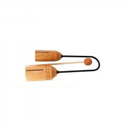 Агого деревянный, с палочкой, малый FLEET FLT-GB-1
