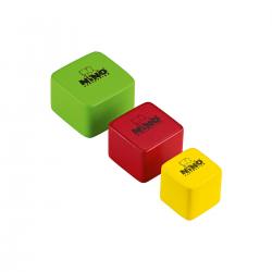 Набор квадратных шейкеров, 3шт, цветные, гевея MEINL NINO507-MC