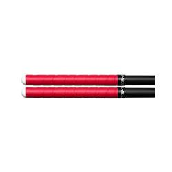 Лента для барабанных палочек (2 шт) для лучшего сцепления с рукой, самоклеящаяся, с фиксирующей лентой, может использоваться с любыми палочками, длина 20.5, дюймов, цвет красный AHEAD Grip Tape Pair RED