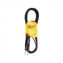 Гитарный кабель 4,5 м, черный, снижает шумовые помехи CORT CA-510