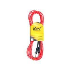 Гитарный кабель 4,5 м, красный, снижает шумовые помехи CORT CA-525 RED