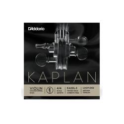 Kaplan Golden Spiral Solo,отдельная струна E/Ми для скрипок размер 4/4, среднее натяжение D'ADDARIO K420L-3