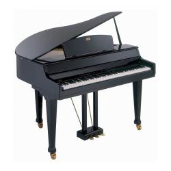 Цифровой рояль, 88 клавиш с молоточковым механизмом, полифония 80 нот, 32 звука, встроеный метроном,... GEM GRP 800 HPE