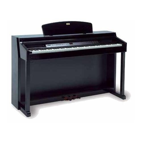  Цифровое фортепиано, 88 клавиш, полифония 80 нот, 16 тембров, встроенные акустические системы 2х40 Вт, размеры 1380х825х51 мм, цвет черный, бренд GEM GEM RP 910 HPE