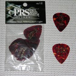 Комплект медиаторов из 12 шт PRS Classic Shell Picks Medium-Light 12 Pack 418PML