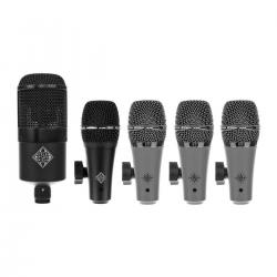 Комплект из 4х динамических микрофонов для ударных (1x M82 с M782, 1x M80-SHB с M784, 2x M81-SH с M784, 4x SGMC-5R, 1x FC80 ), в кейсе, бренд Telefunken TELEFUNKEN DD4