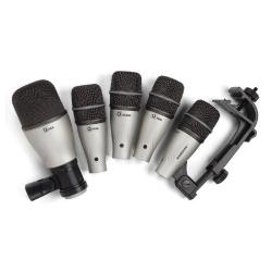 Комплект микрофонов для барабанов 5 шт(3 шт Qtom, 1шт Qkick, 1 шт Qsnare), в пластиковом кейсе SAMSON 5 KIT